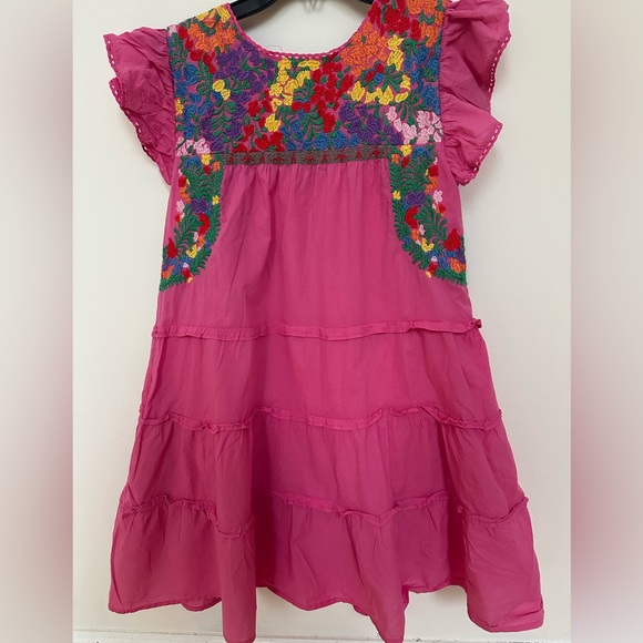 J. Marie Cameron embroidered floral dress - Picture 3 of 12